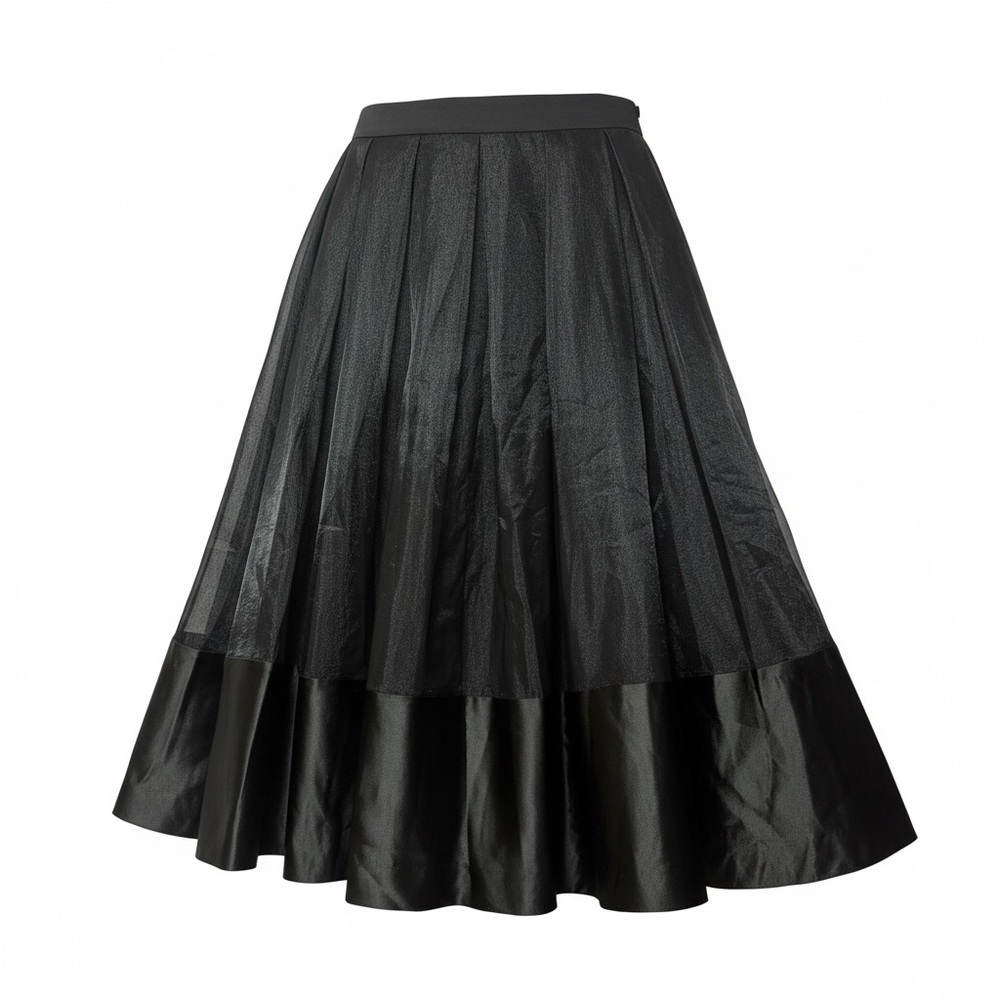 Brooks Brothers Black A-Line Skirt size 8 - Picture 3 of 7